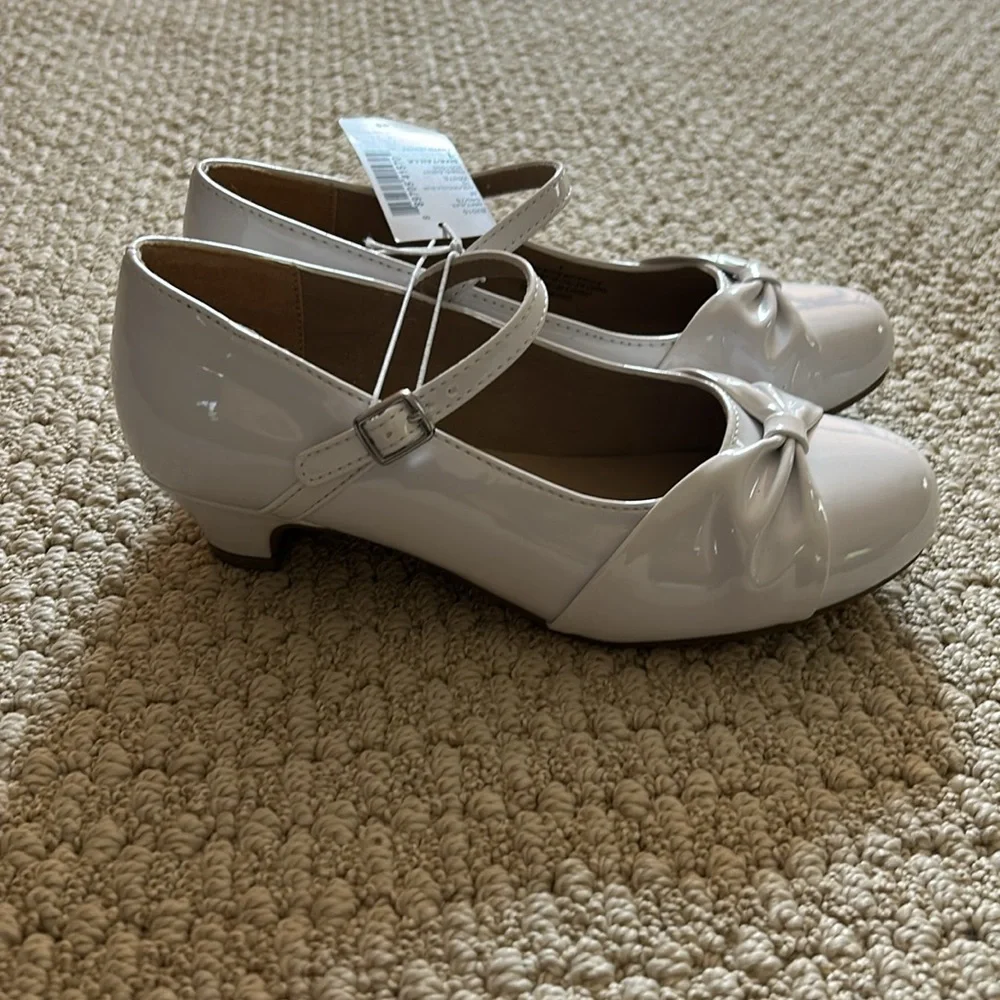 Children’s Place white Patent Leather Shoes